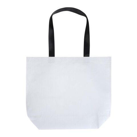 Sac shopping Duo oversize recyclé à double laminage certifié GRS de 30&nbsp;L Standard | Blanc | sans marquage | non disponible | non disponible