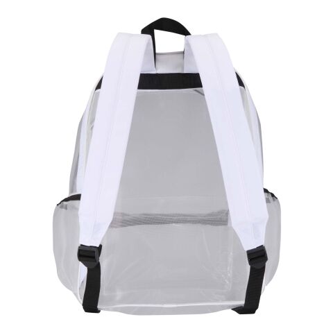 Sac à dos en matériaux recyclés certifiés GRS Mesh de 18&nbsp;L Standard | Blanc | sans marquage | non disponible | non disponible