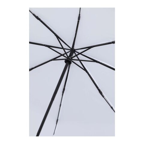 Parapluie pliable Gale de 69 cm à ouverture et fermeture automatiques en RPET blanc