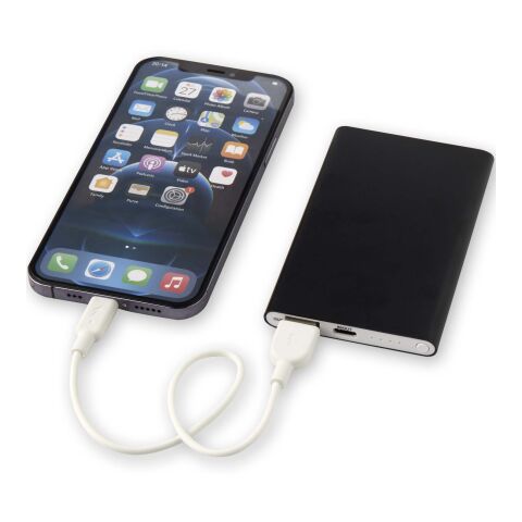 Batterie de secours en aluminium de 4000&nbsp;mAh Pep Standard | Noir | sans marquage | non disponible | non disponible