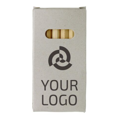 Set de 6 crayons de couleur. gris | sans marquage | non disponible | non disponible