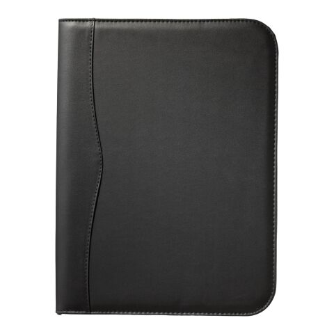 Conférencier A4 zippé Ebony Standard | noir | sans marquage | non disponible | non disponible