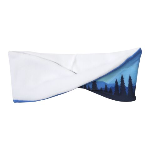 Bandeau Emma en RPET avec impression par sublimation et polaire Blanc | Sublimation | sur toute la surface | 480 mm x 80 mm