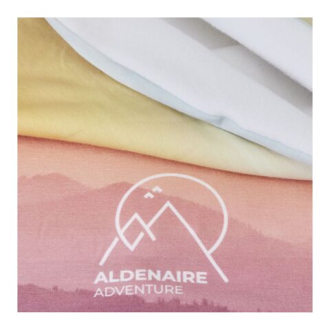 Foulard multi-usages Zoya en RPET avec impression par sublimation, ourlets et couche en polaire Blanc | sans marquage | non disponible | non disponible