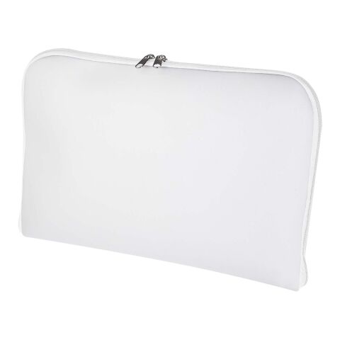 Housse pour ordinateur portable Mari 15&quot;-16&quot; avec sublimation Blanc-Blanc | Not applicable | Sublimation | all over | 260 mm x 380 mm