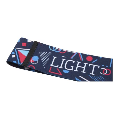 Bande de fitness avec impression par sublimation - résistance légère blanc | sans marquage | non disponible | non disponible