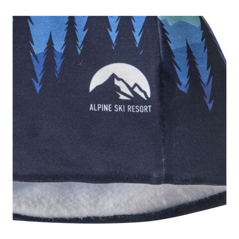 Bonnet en RPET avec impression par sublimation et couche en polaire Loki Blanc | S (24x19cm) | sans marquage | non disponible | non disponible