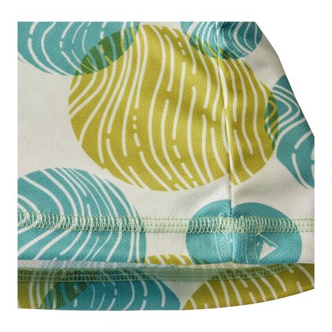 Bonnet avec impression par sublimation et technologie Coolmax® Leia Blanc | S (24x19cm) | sans marquage | non disponible | non disponible