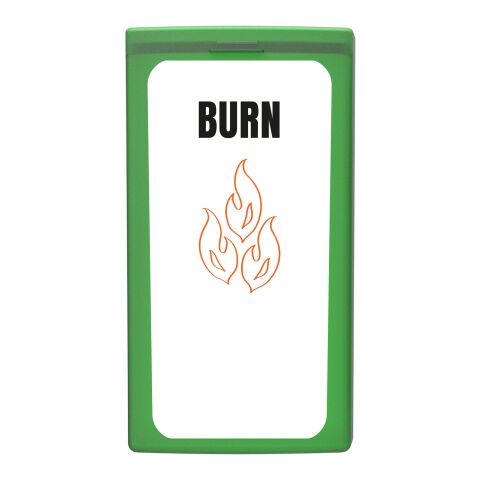 MiniKit Brulures Vert translucide | sans marquage | non disponible | non disponible