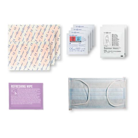 Kit de premiers secours MyKit de bureau avec pochette en papier Blanc | sans marquage | non disponible | non disponible