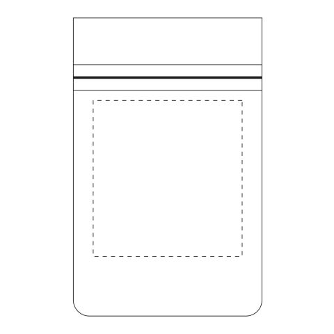 MiniKit Premiers Secours en pochette papier Blanc | Impression Numérique | Devant | 80 mm x 86 mm