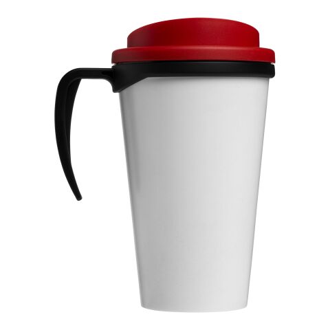 Mug isolant Brite-Americano® grande 350 ml Noir-Rouge | sans marquage | non disponible | non disponible