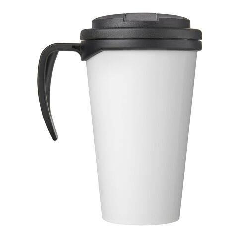 Mug isolant Brite-Americano® grande 350 ml avec couvercle anti fuite Noir-Noir | sans marquage | non disponible | non disponible