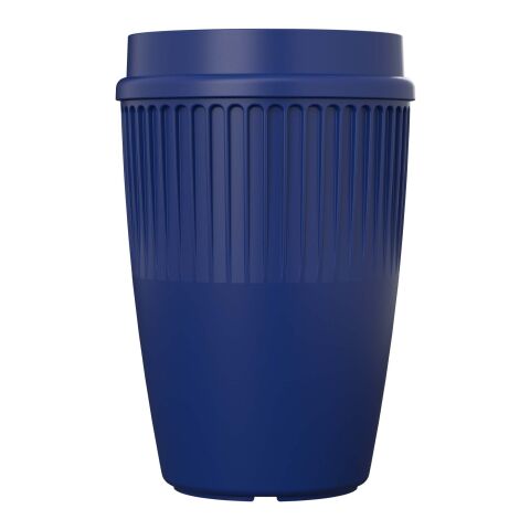 Gobelet Cirrus de 350&nbsp;ml avec couvercle 360° Bleu | sans marquage | non disponible | non disponible