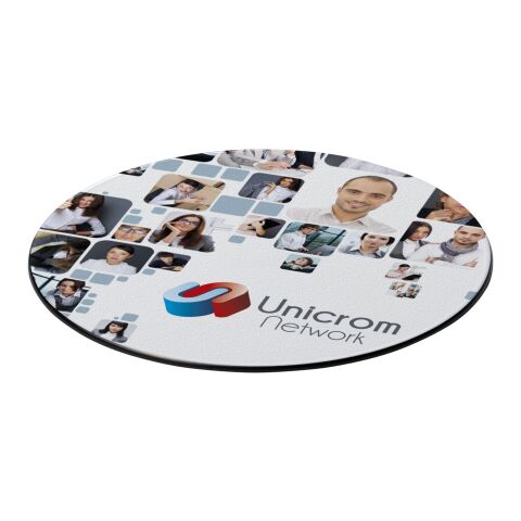 Sous-verre rond Brite-Mat® Noir | sans marquage | non disponible | non disponible