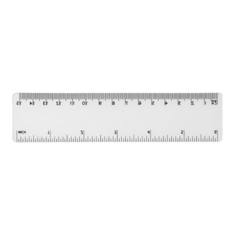 Règle PP Rothko 15 cm blanc | sans marquage | non disponible | non disponible