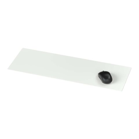 Tapis de bureau gaming Lumin blanc