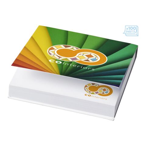 Post-its Sticky-Mate® avec couverture souple 75 x 75 blanc | 25 pages | sans marquage | non disponible | non disponible