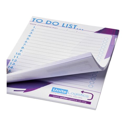 Bloc-notes Desk-Mate® A5 blanc | 25 pages | sans marquage | non disponible | non disponible