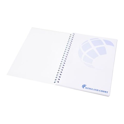 Cahier à spirale A5 - pages blanches Blanc | 50 Seiten | sans marquage | non disponible | non disponible
