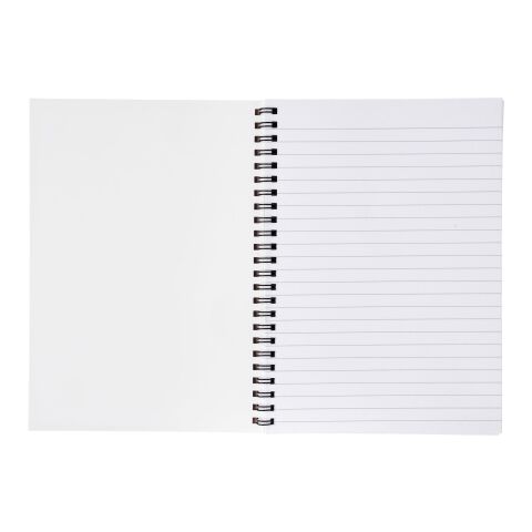 Carnet de note à spirales A4 - pages blanches blanc-noir | sans marquage | non disponible | non disponible
