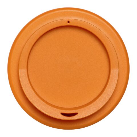 Gobelet Americano® de 350 ml isotherme Orange-Blanc | Sérigraphie 1 couleur | autour | 228 mm x 73 mm