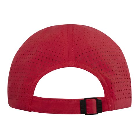 Casquette 6 panneaux Mica GRS recyclée ajustée Standard | Rouge | sans marquage | non disponible | non disponible | non disponible