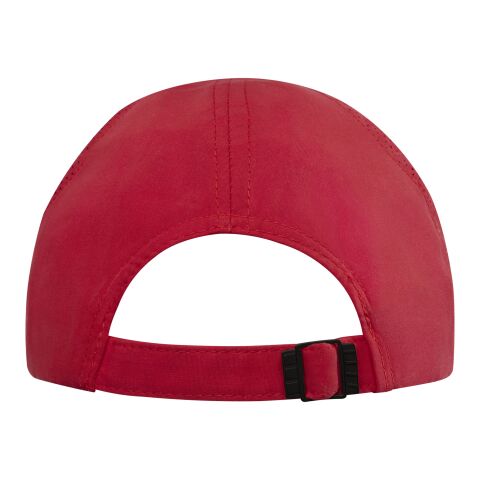 Casquette sandwich 6 panneaux Morion GRS recyclée ajustable Standard | Rouge | sans marquage | non disponible | non disponible | non disponible
