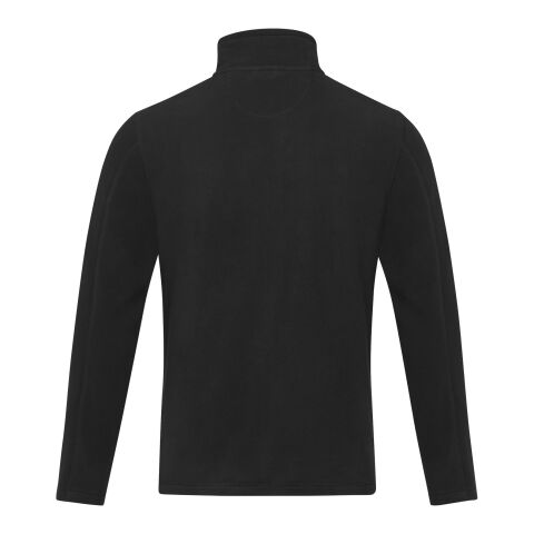 Veste Amber pour homme en polaire recyclée GRS entièrement zippée Noir | M