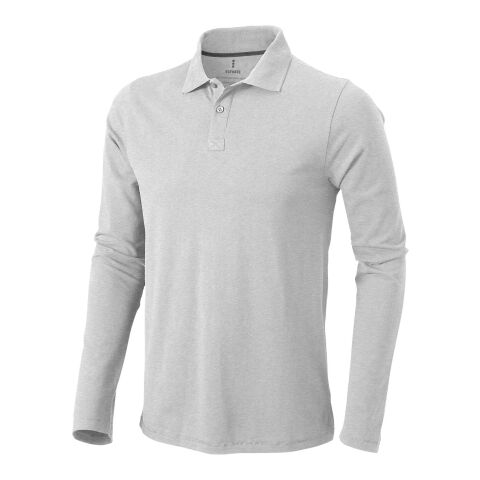 Oakville Langarm-Polo Standard | Gris mélangé | XS | sans marquage | non disponible | non disponible | non disponible
