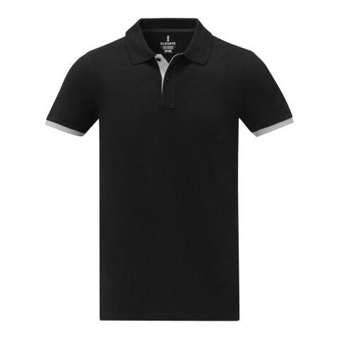 Polo Morgan manches courtes deux tons homme Standard | Noir | M | sans marquage | non disponible | non disponible | non disponible