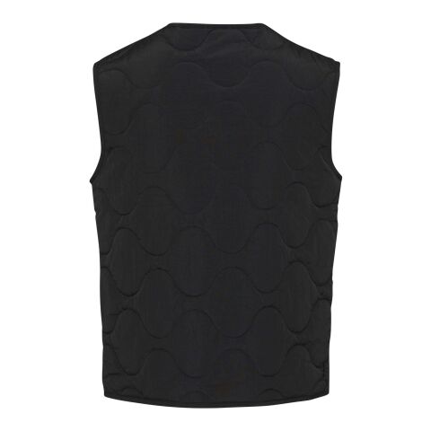 Gilet matelassé Quartz unisexe recyclé certifié GRS Noir | XL | sans marquage | non disponible | non disponible