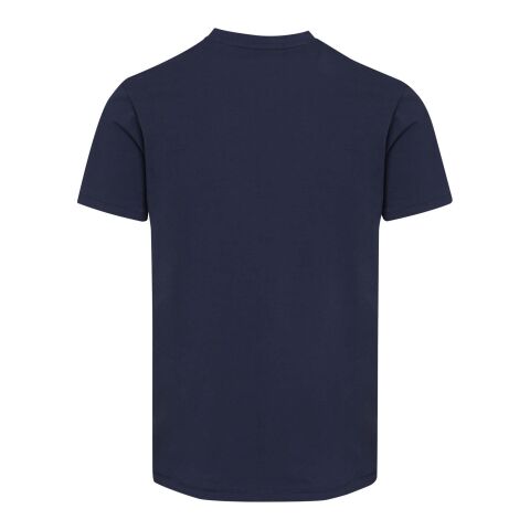 T-shirt unisexe en coton bio certifié OCS Balfour à manches courtes et col en V de 200&nbsp;g/m² Marine | L
