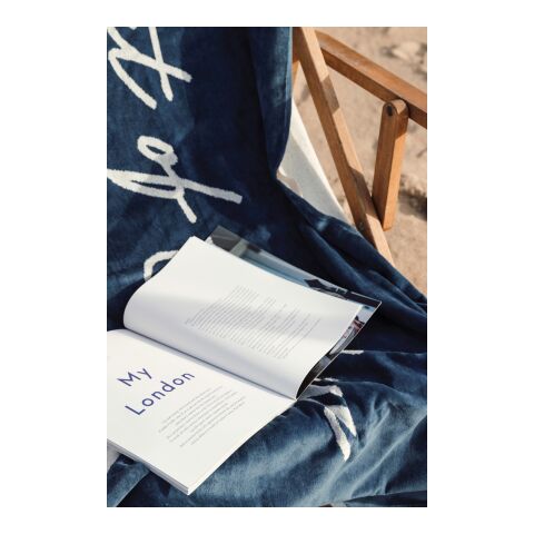 VINGA Drap de plage pour transat bleu-blanc | sans marquage | non disponible | non disponible | non disponible