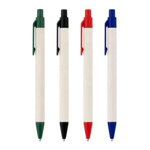 MILINK. Stylo à bille fabriqué à partir de briques de lait recyclées Noir | sans marquage