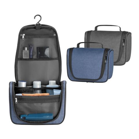 MILLI. Trousse de toilette en 600D de haute densité Bleu | sans marquage