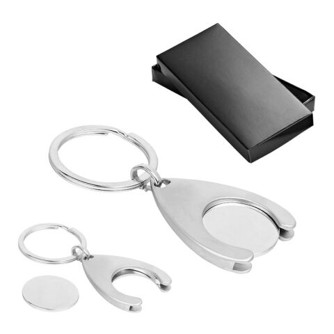 PORTHOS. Porte-clés en métal Argenté | sans marquage