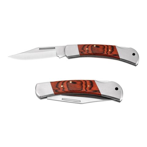 FALCON II. Canif en acier inoxydable et bois Beige | sans marquage