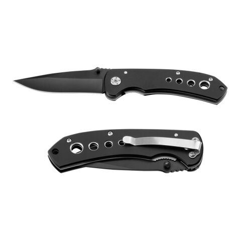 NINJA. Canif en acier inoxydable et métal Noir | sans marquage