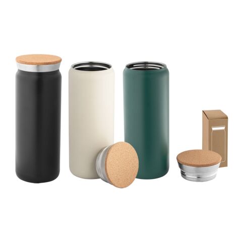 LAVINE 600. Thermos en acier inoxydable 600 ml Vert foncé | sans marquage