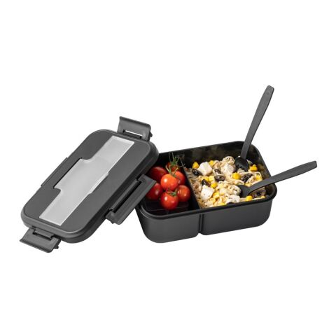 PYRUS. Lunch Box. Boite hermétique en PP 1000 mL Noir | sans marquage