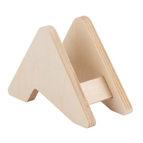 PLYCORK. Support en contreplaqué avec 6 sous-verres en liège Beige | sans marquage