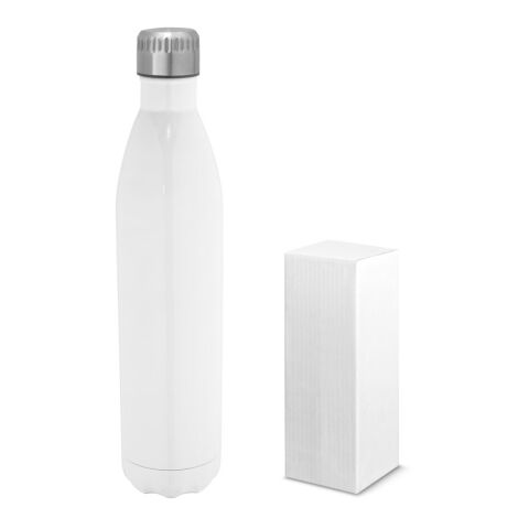 AMORTI XL. Bouteille de sport en acier inoxydable pour sublimation Blanc | sans marquage