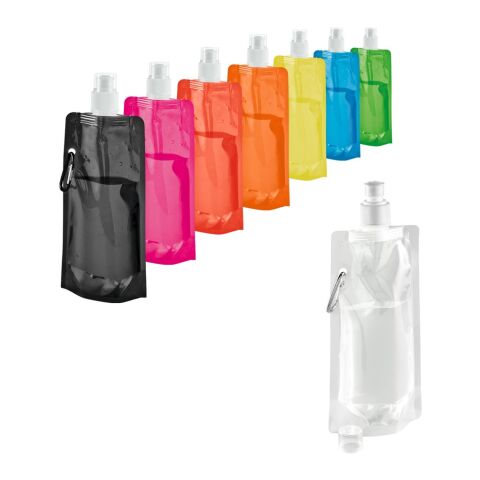 KWILL. Bouteille pliante en PE 460 mL Rose | sans marquage