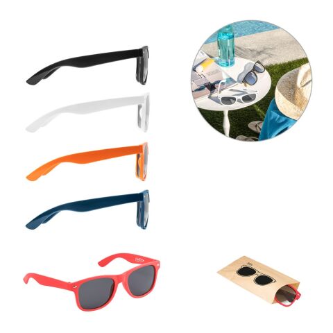 SALEMA. Lunette de soleil en polyester recyclé (100% rPET) Noir | sans marquage