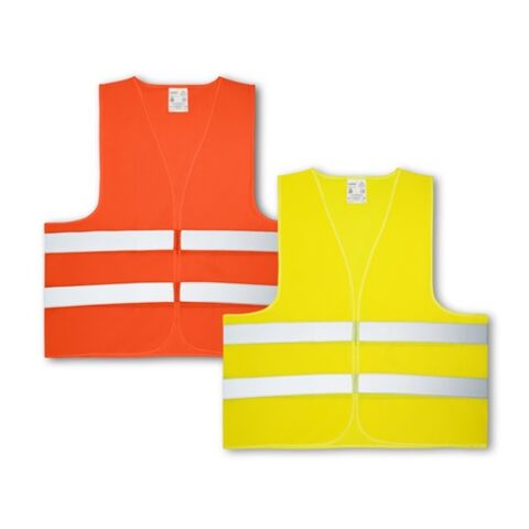 YELLOWSTONE. Gilet haute visibilité 100% polyester Jaune | sans marquage