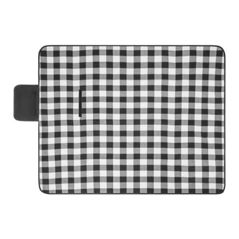 RILEY II. Couverture pique-nique faite en EPE (180 g/m²) Noir | sans marquage