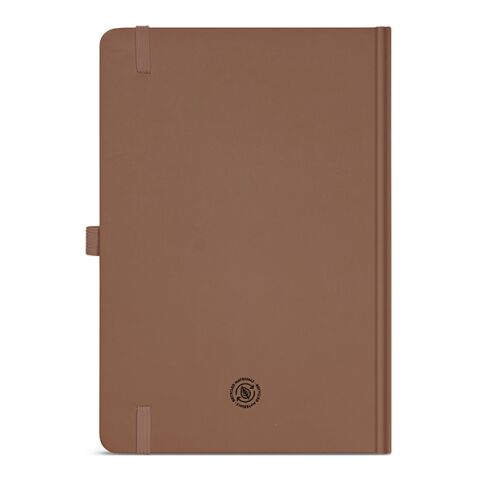 Bloc-notes Marquez A5 Papier recyclé 70 gsm marron | sans marquage