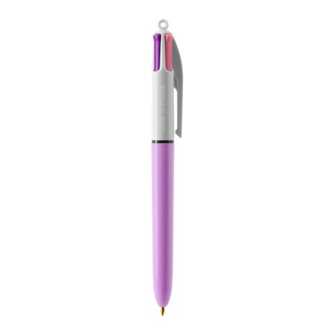 BIC® 4 Couleurs Fashion bille Blanc-Violet pastel | sans marquage | non disponible | non disponible