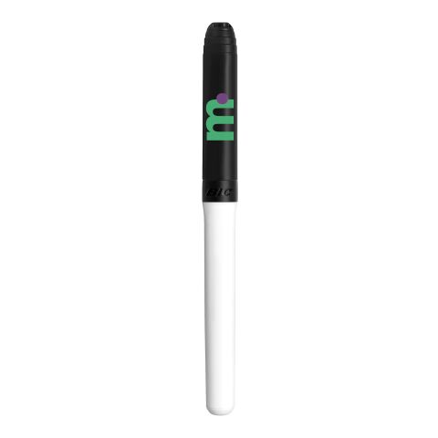 BIC® Velleda® White Board Marker Grip blanc-noir | Sérigraphie 1 couleur | Corps-Centré clip | 25.00 mm x 45.00 mm